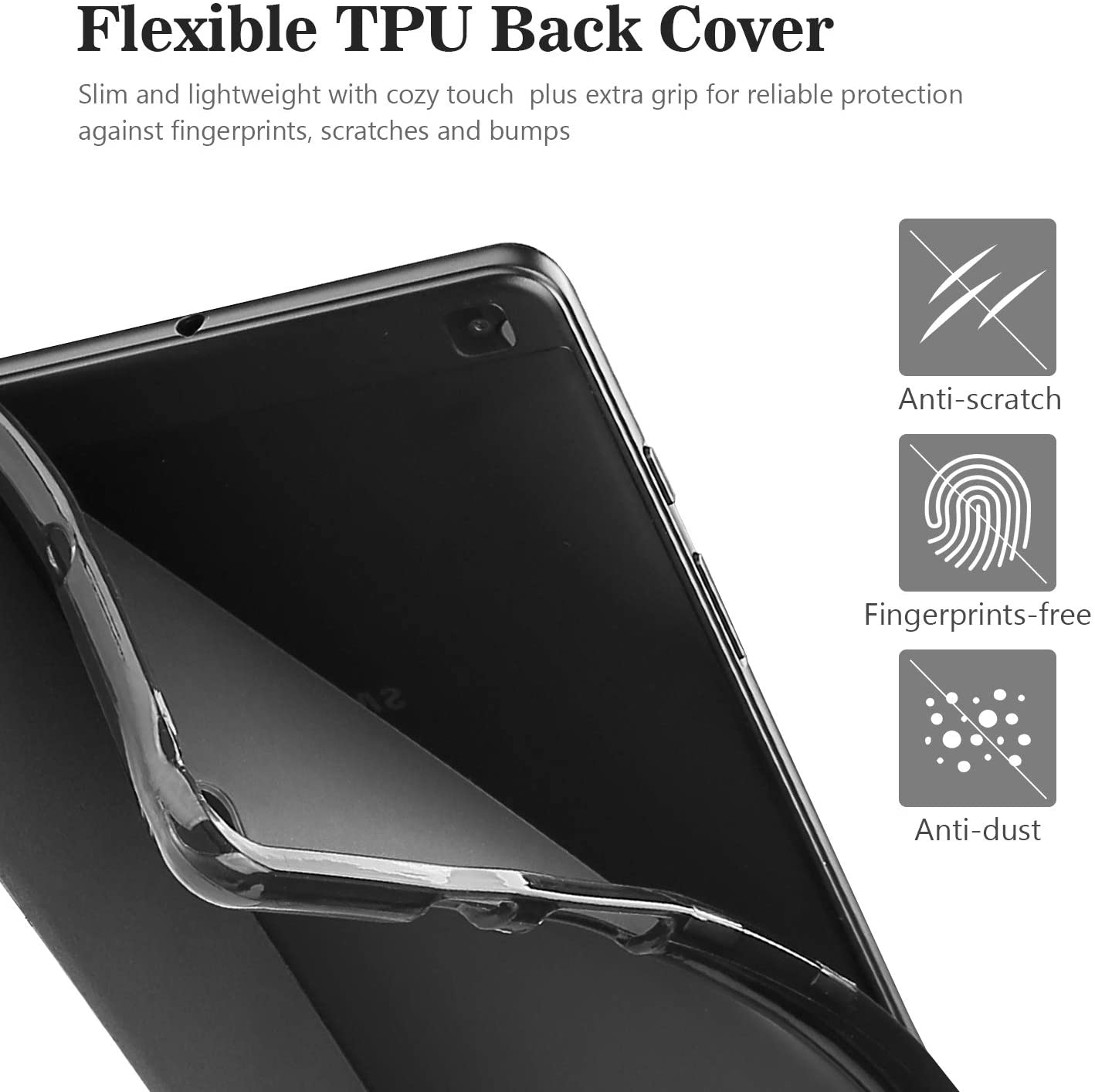 Galaxy Tab A 8.0 2019 T290 Slim Case with Pencil Holder