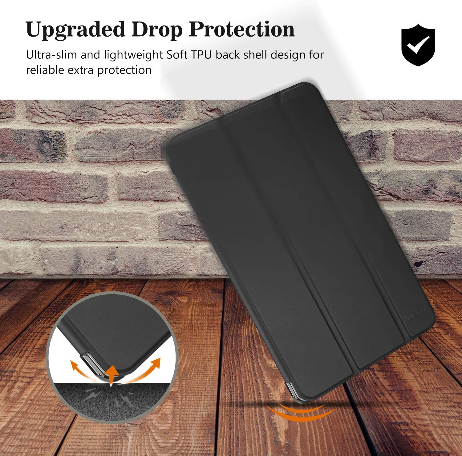 Galaxy Tab A 8.0 2019 T290 Slim Case with Pencil Holder