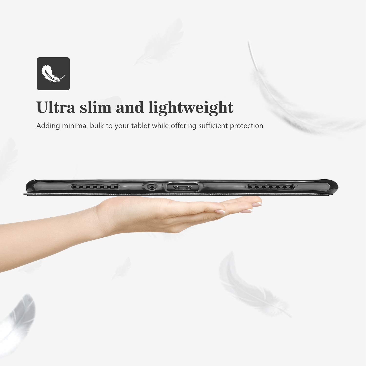 Galaxy Tab A 8.0 2019 T290 Slim Case with Pencil Holder