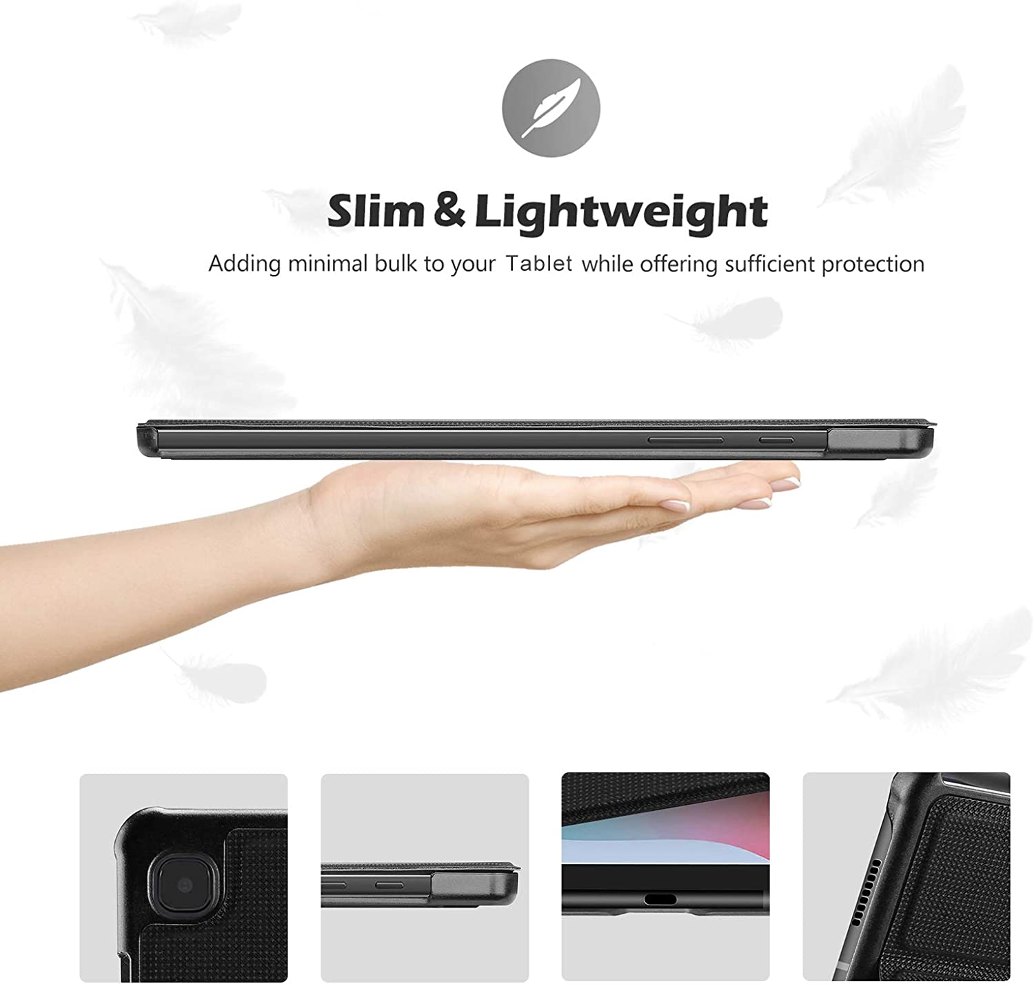 galaxy tab s6 lite​ case black
