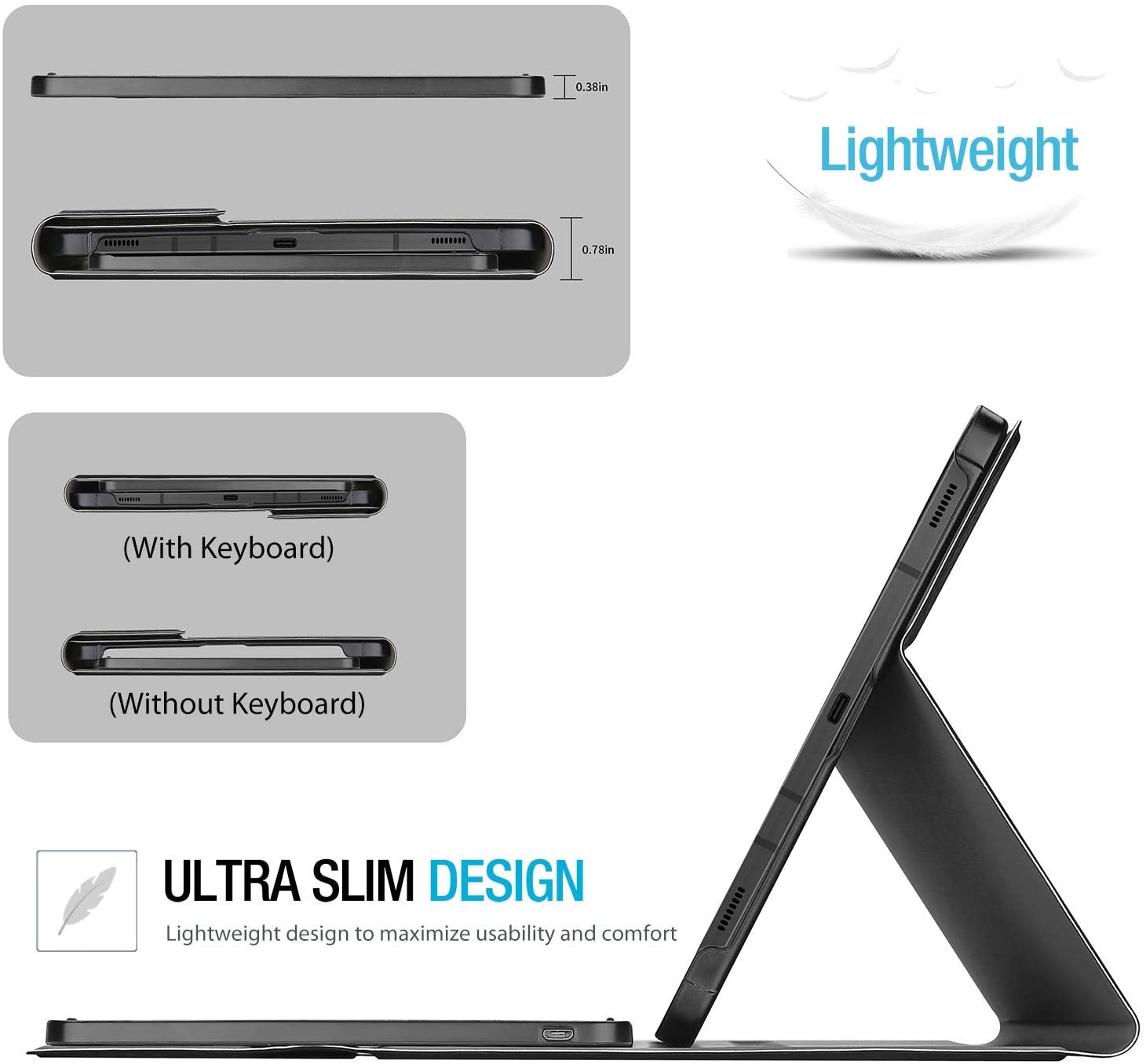 Samsung Galaxy Tab S8+ keyboard case