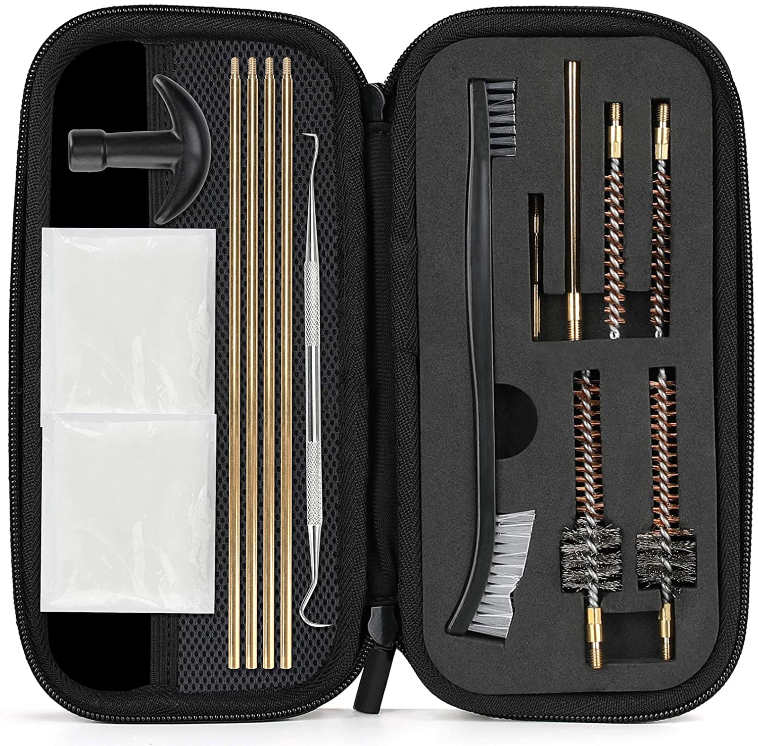 Gun Cleaning Kit for .223/5.56 Rifle with Bore Chamber Brushes | Procase