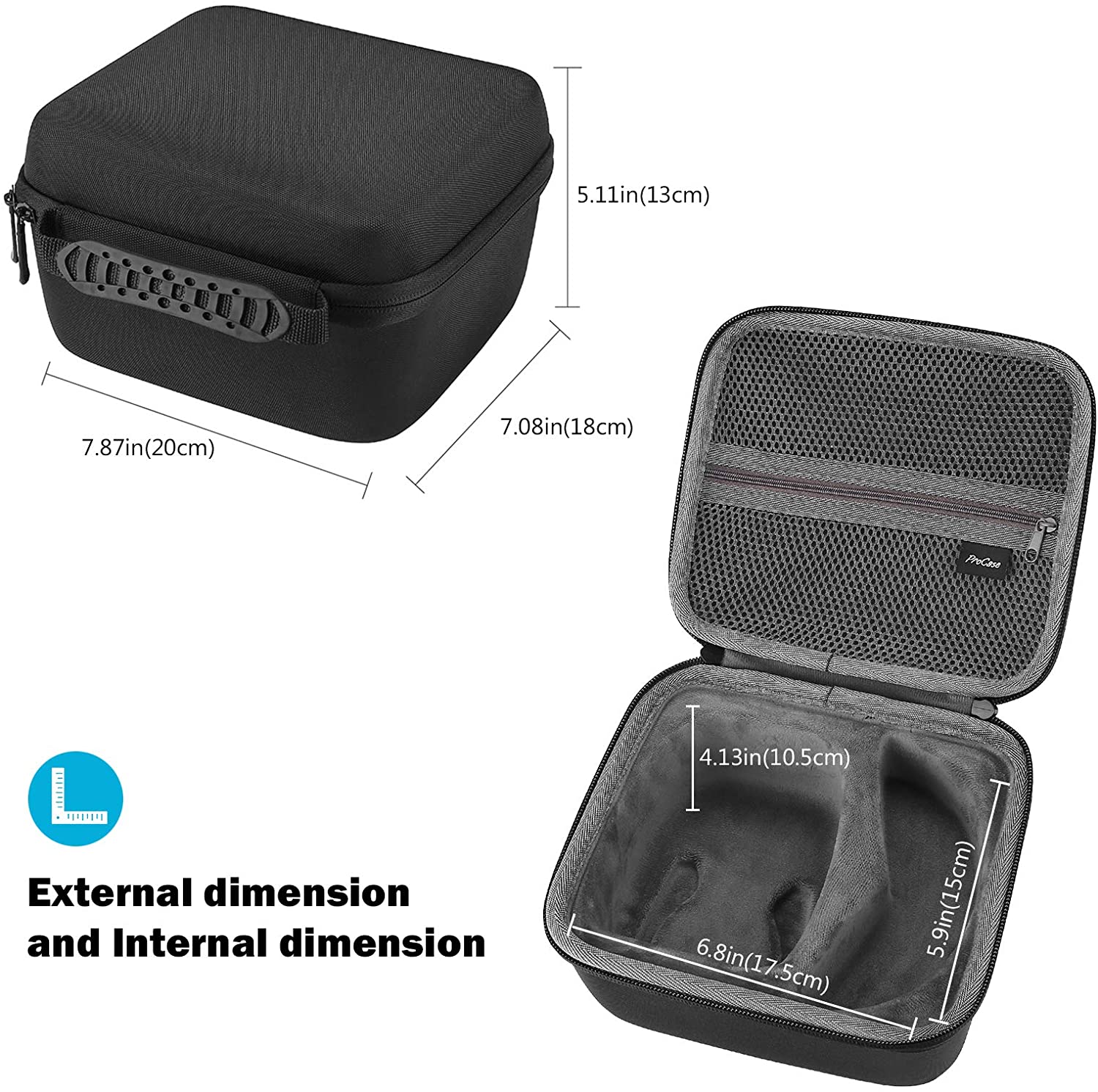 Hard Carrying Case for Howard Leight Impact Sport Electronic Earmuff