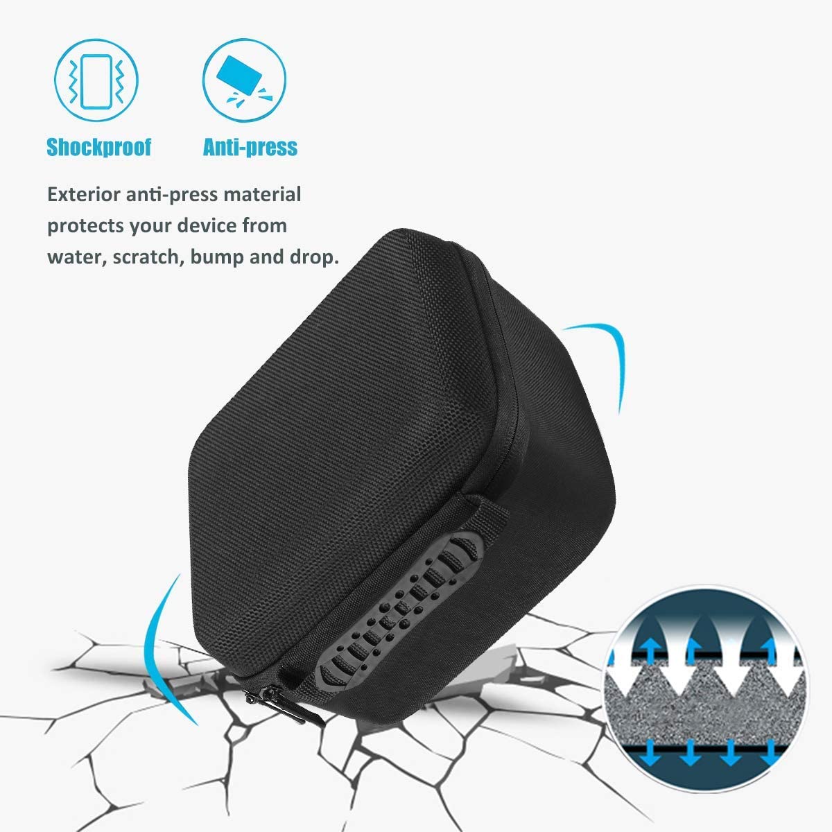 Hard Carrying Case for Howard Leight Impact Sport Electronic Earmuff