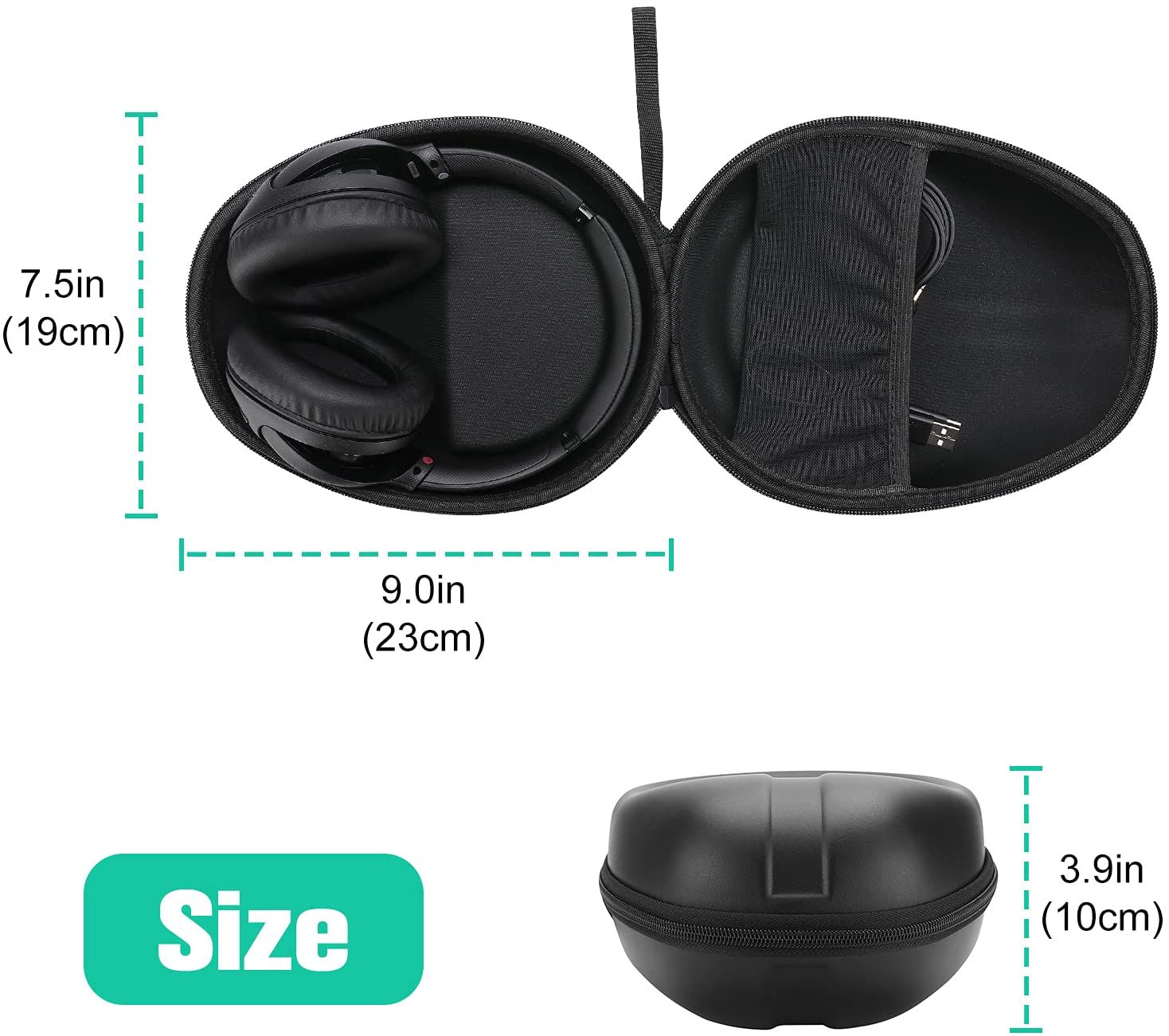 Hard Shell Headphone Case