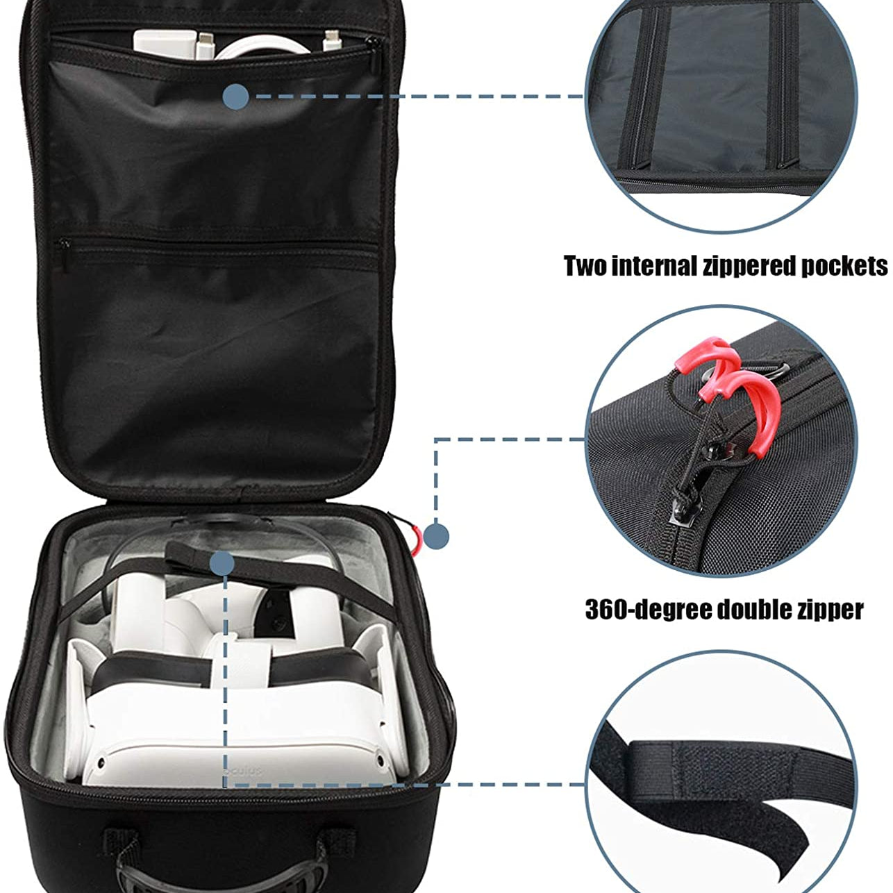 Hard Travel Case for Oculus Quest 2