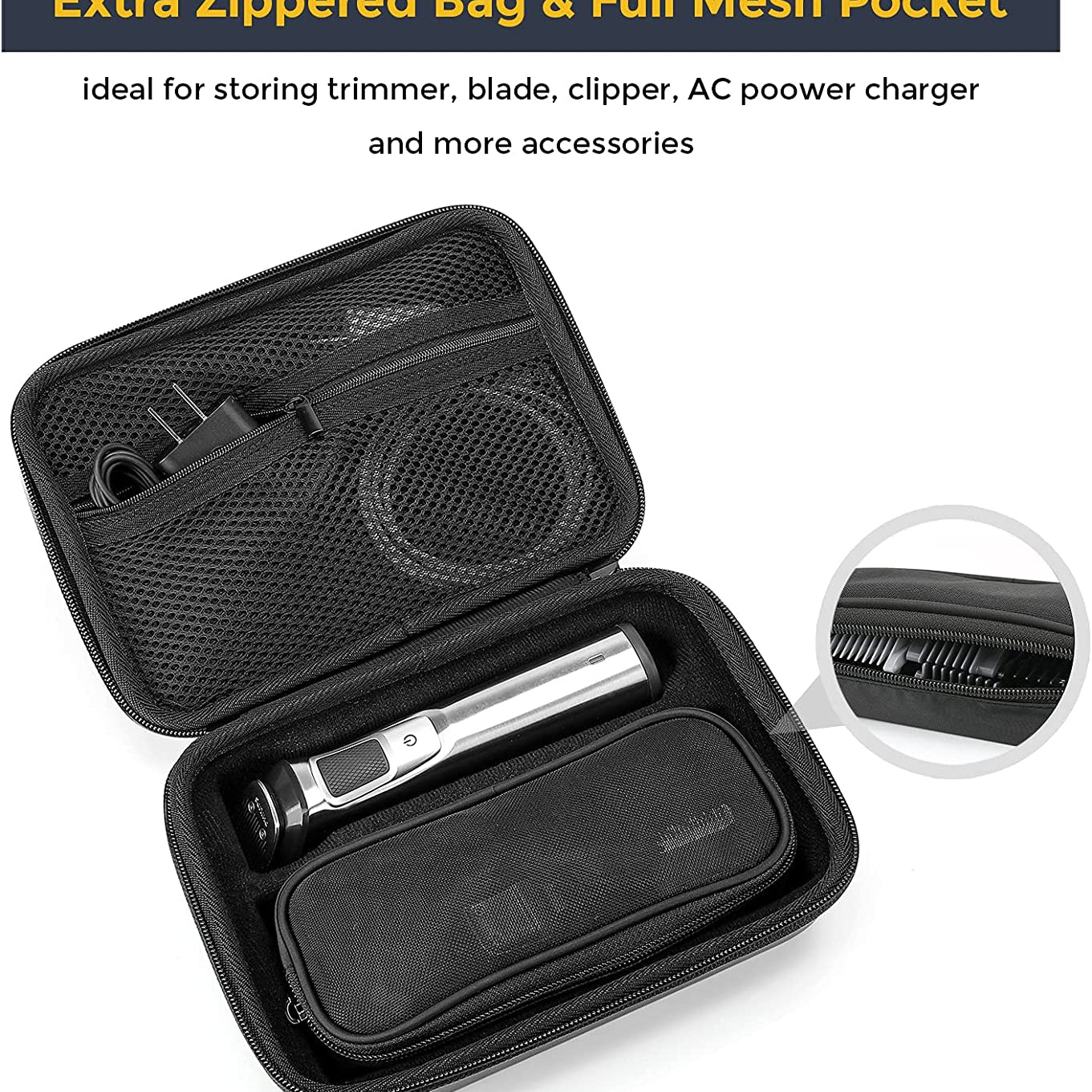 Philips Norelco Multigroom Series 7000 Hard Travel Case