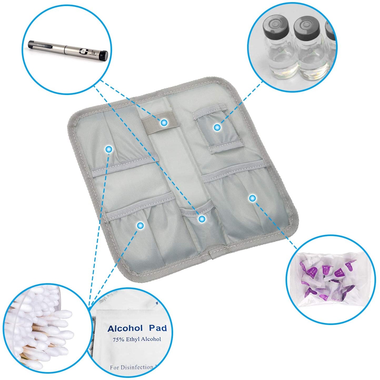 insulin cooling travel case