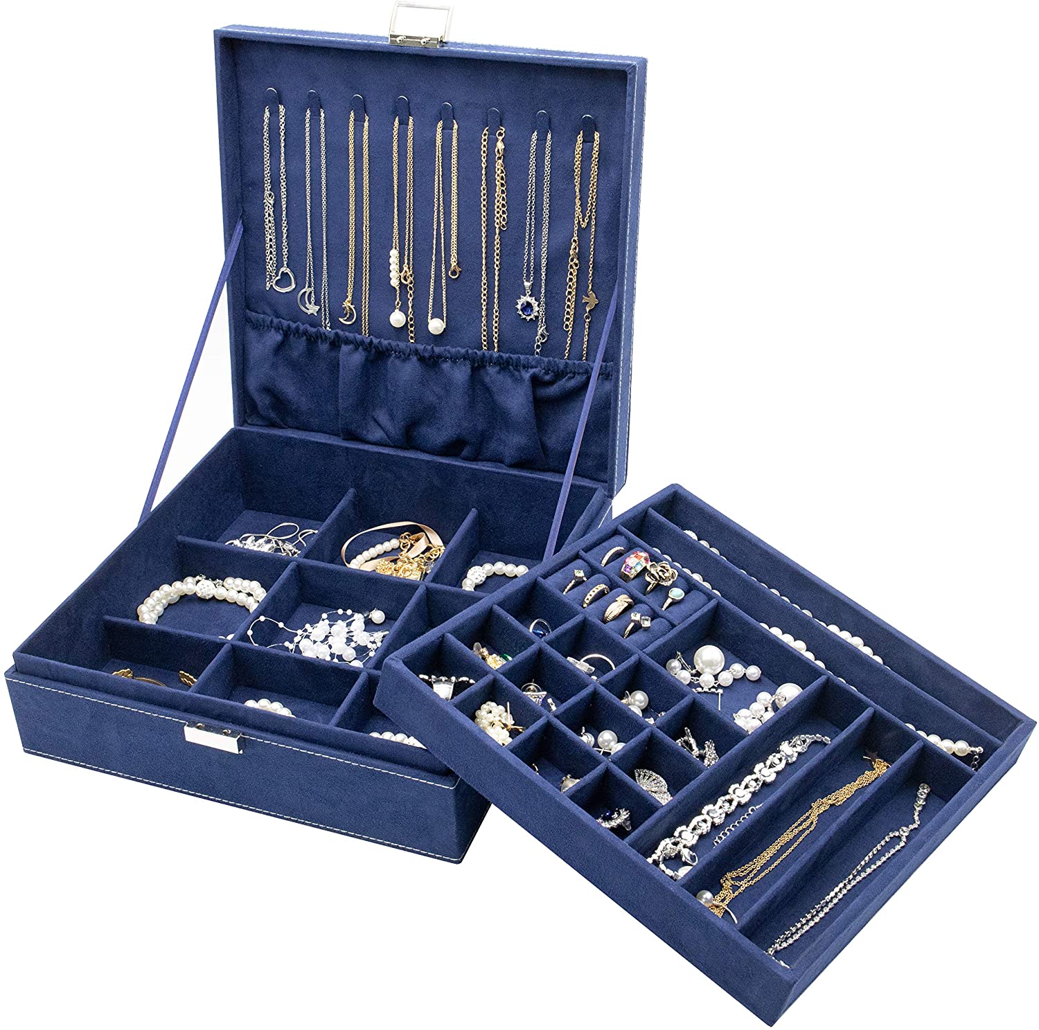  ProCase Earring Organiser Jewellery Organizer Box Bundle with  Earring Holder Organizer Jewelry Stand : Clothing, Shoes & Jewelry