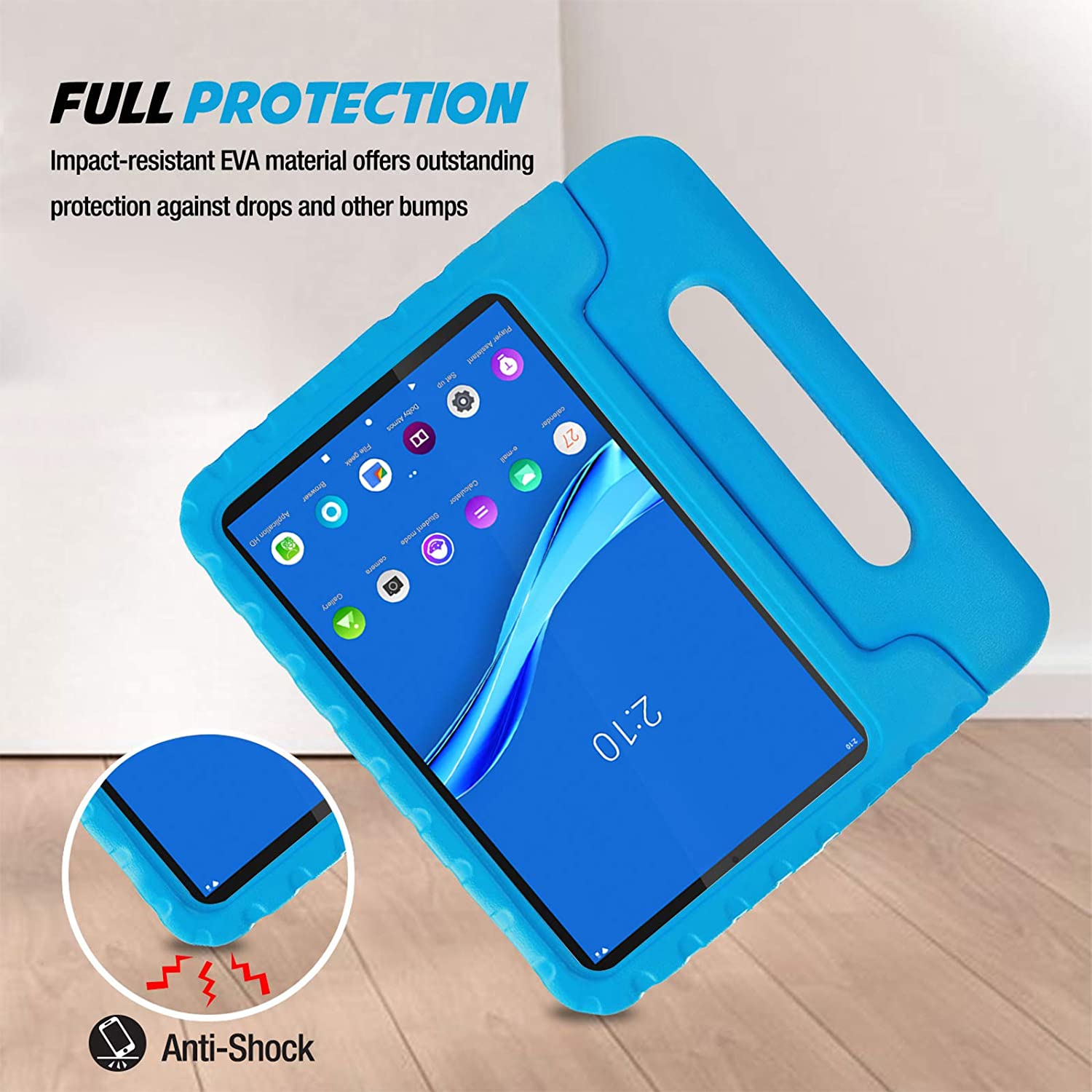 Case for Lenovo Tab M10 Plus TB-X606F 10.3, Shockproof Convertible Handle  Light Weight Super Protective Stand Cover Case for Lenovo Tab M10 Plus