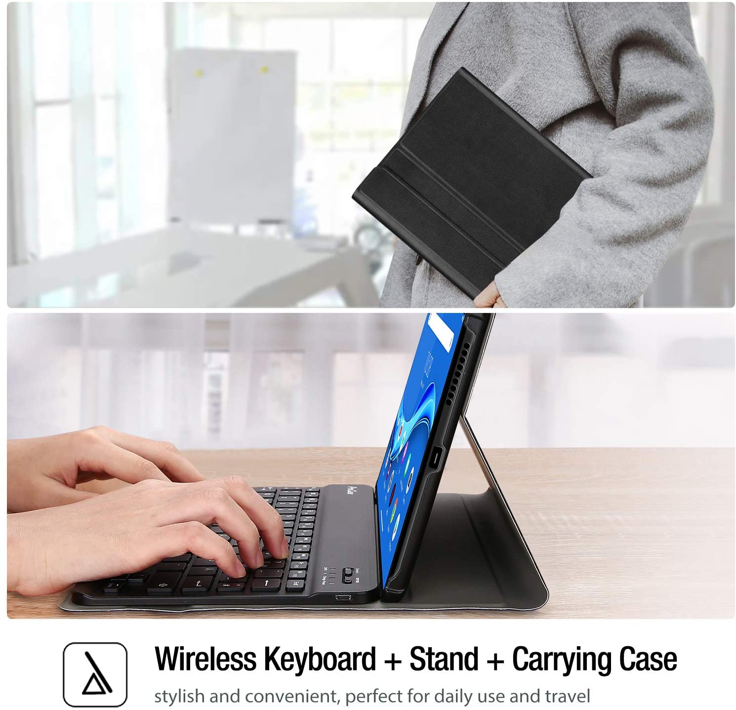  ProCase Keyboard Case for Lenovo Tab K10 2021 / Lenovo