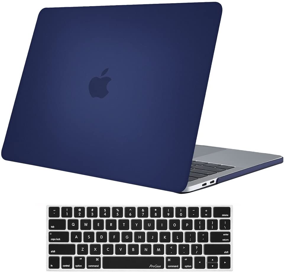 MacBook Pro 13 Case 2019/2018/2017/2016 A1989 A1706 A1708 | ProCase darkblue