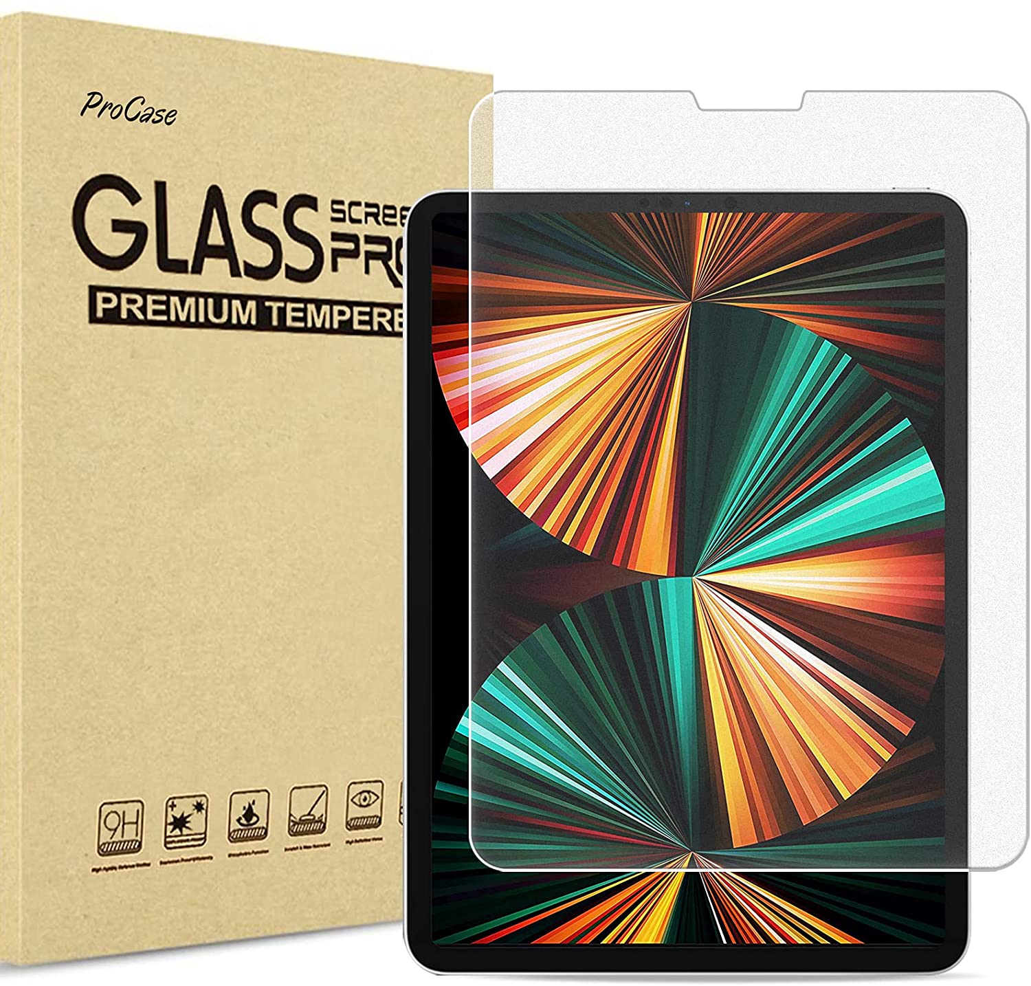 iPad Pro 12.9" 3rd/ 4th/ 5th/ 6th Gen Matte Tempered Glass Screen Protector