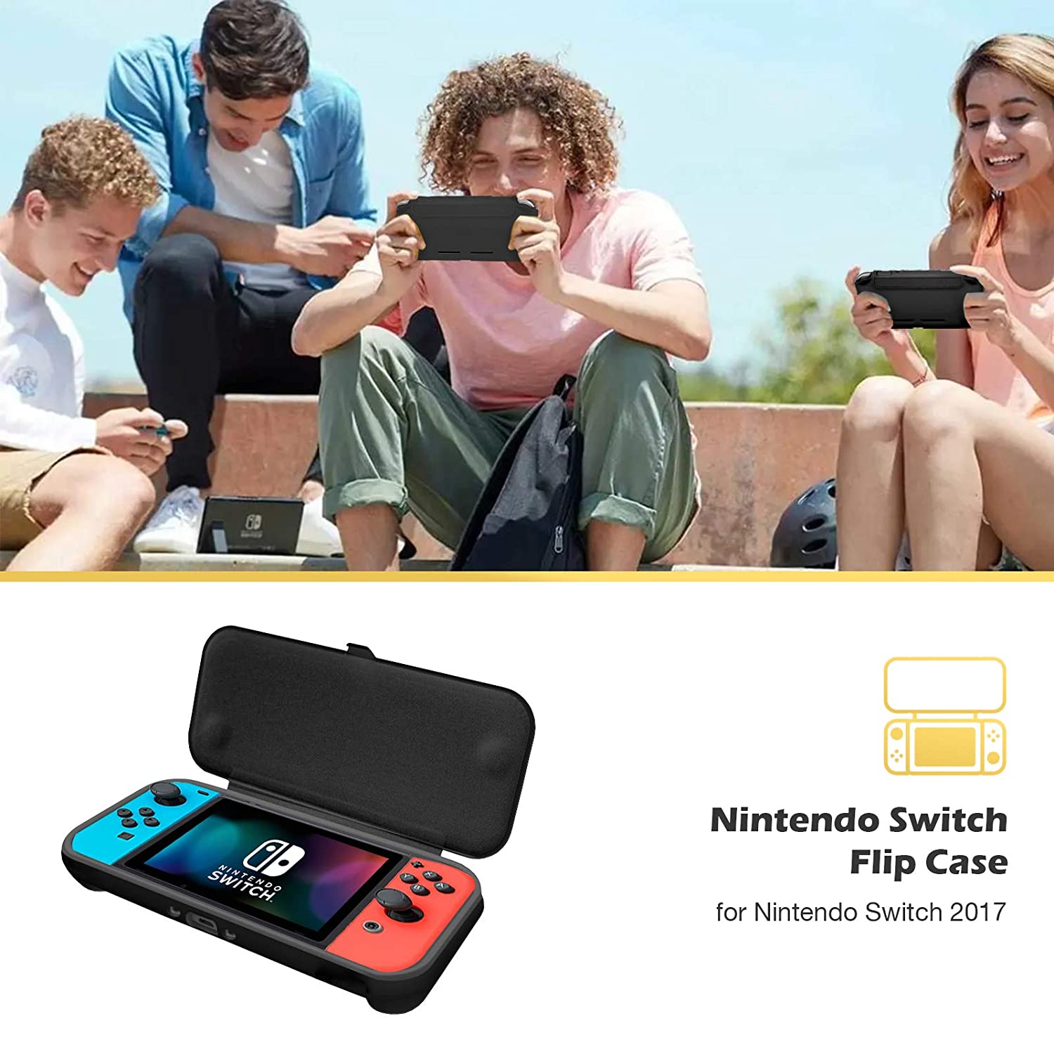Nintendo Switch 2017 Flip Cover Case