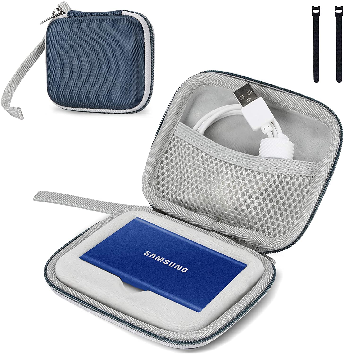 CASE ONLY) Hard Carrying Case for Samsung T7/ T7 Touch Portable