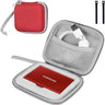 Travel Carrying Case for Samsung T7 Touch Portable SSD | ProCase red