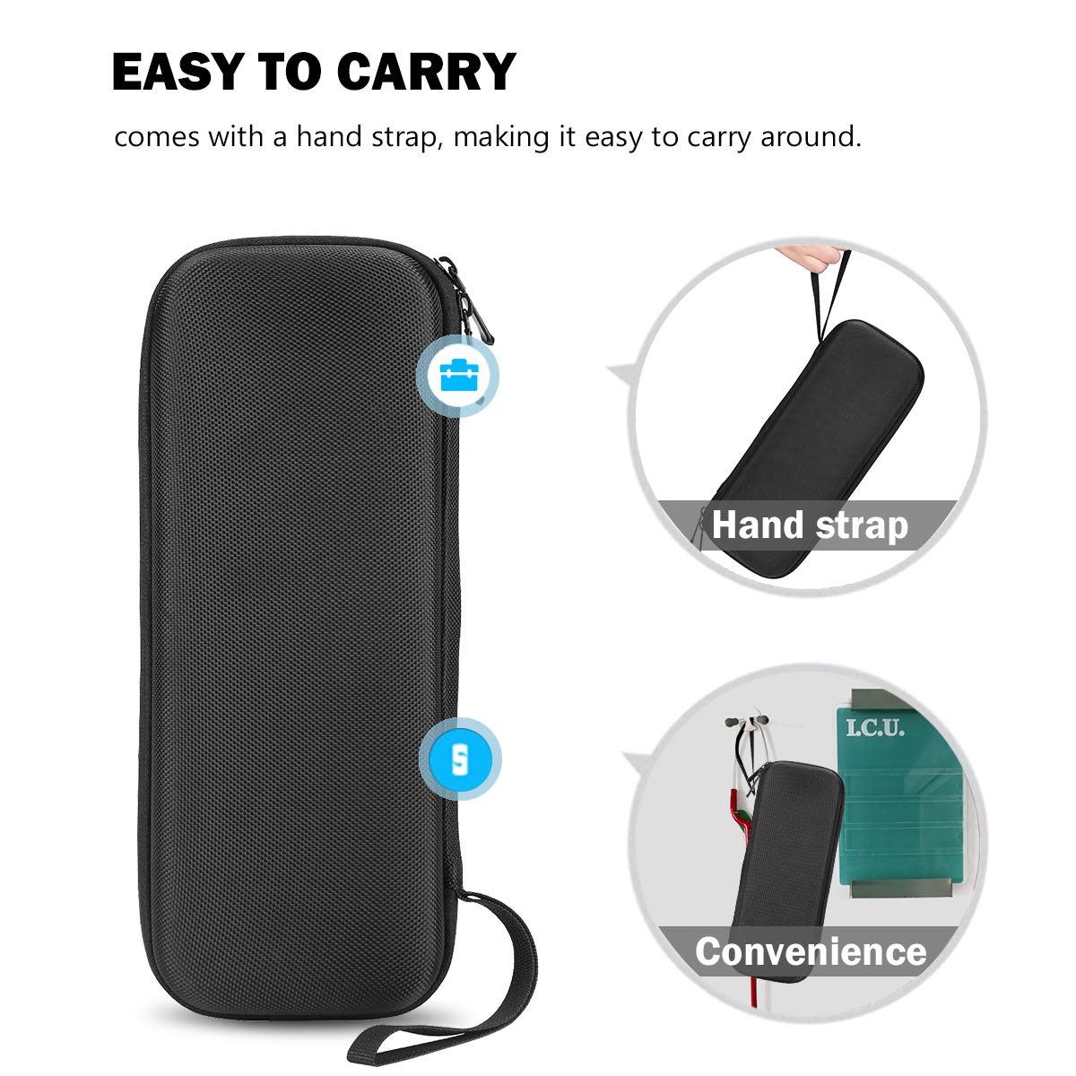 Travel Carrying Case for 3M Littmann/Omron/ADC/Dixie EMS