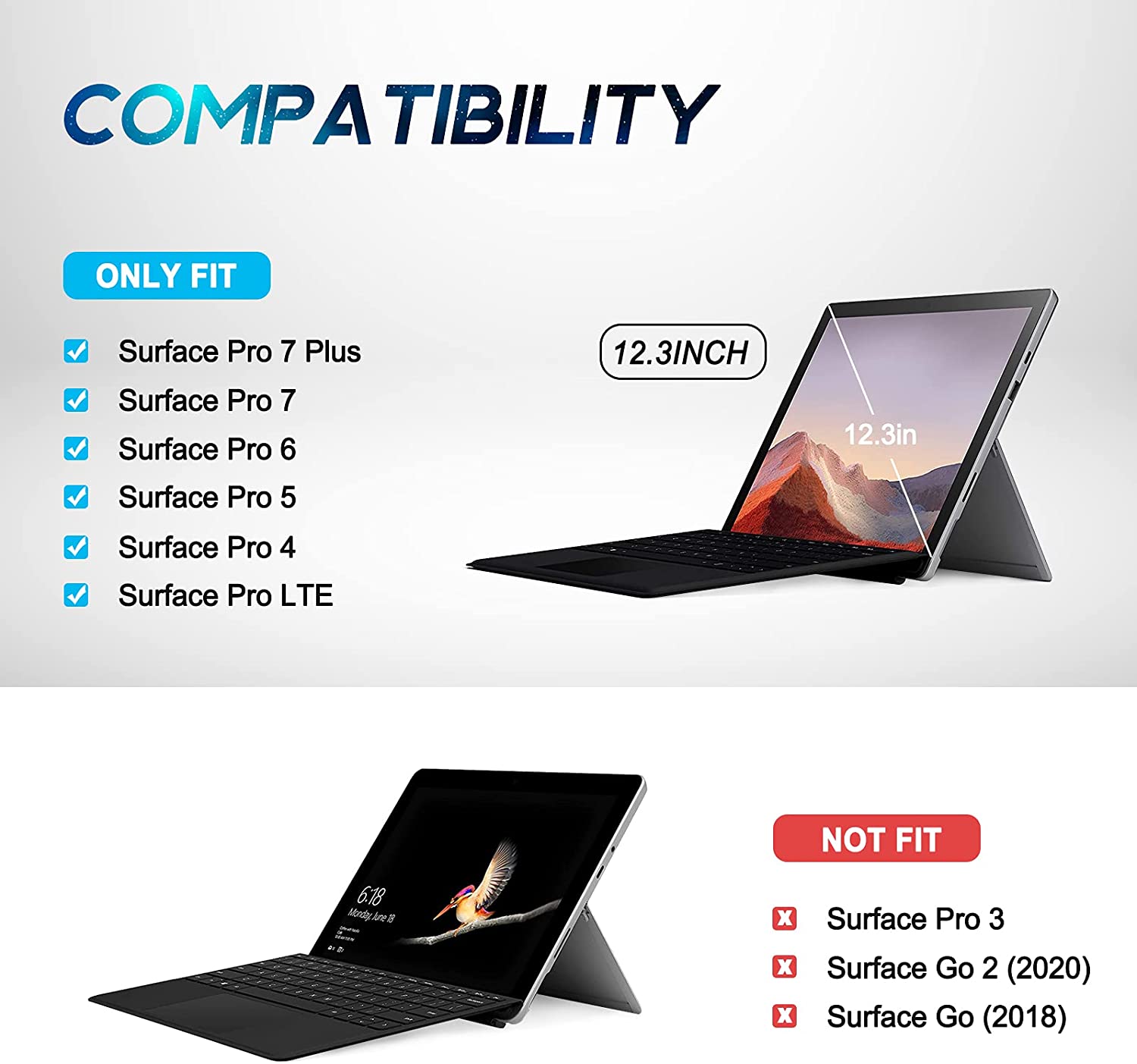 新品 Surface Pro 7/Pro 6 /Pro 5/ Pro 4/Pro Amazon.com: Microsoft Surface Pro 7 – 12.3