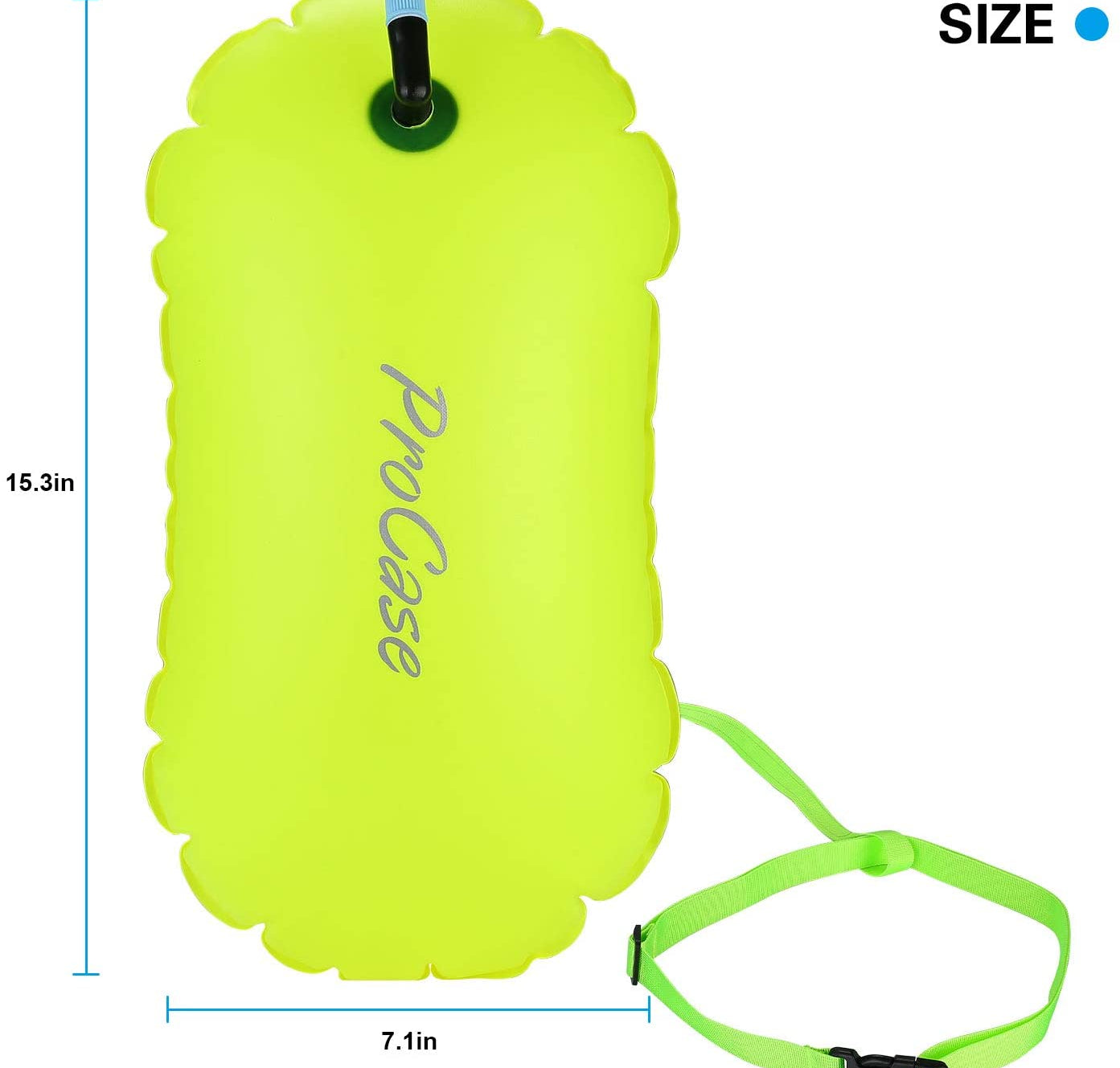 Swim Buoy Open Water  neon yellow