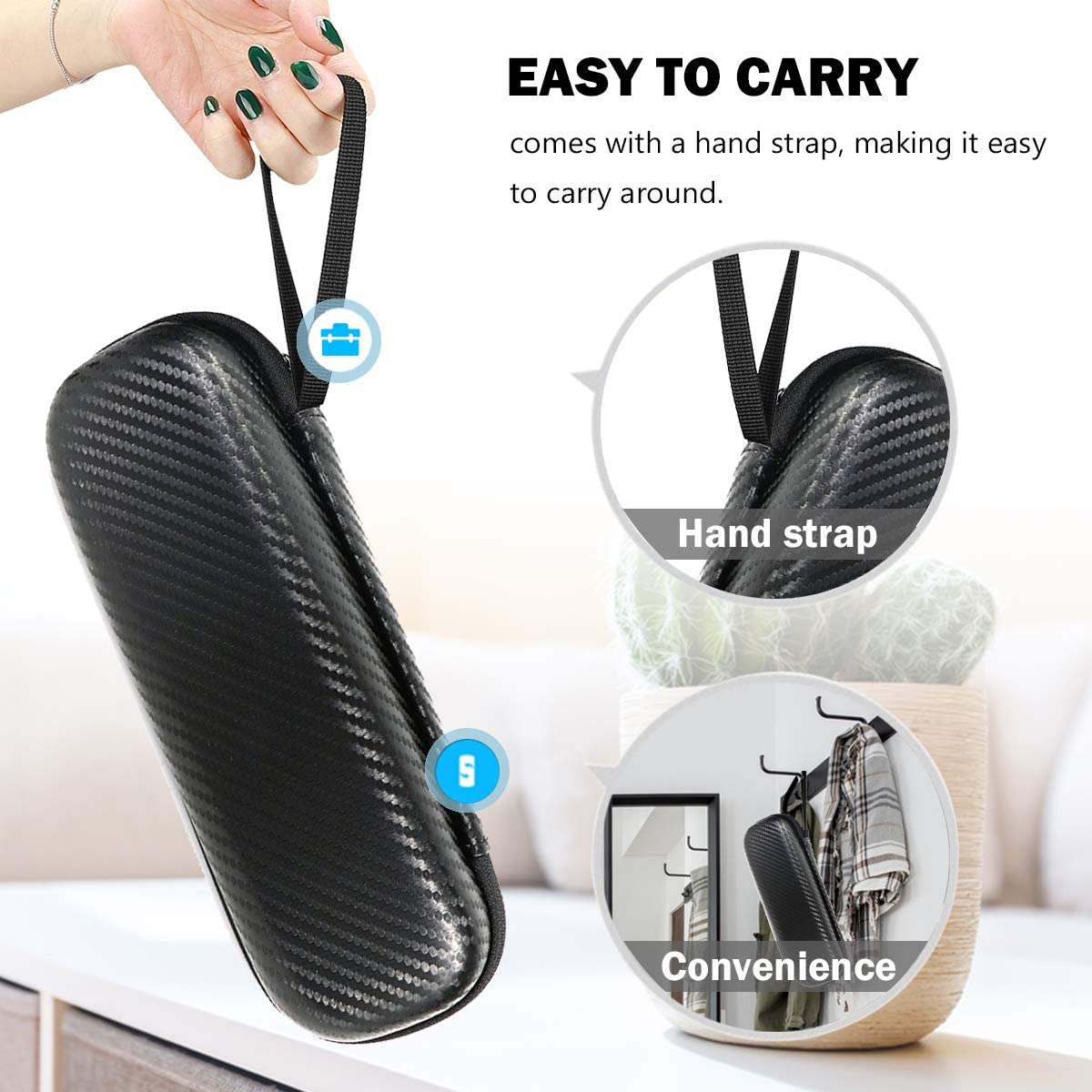 Travel Carrying Case for Oral-B Pro/Philips Toothbrush