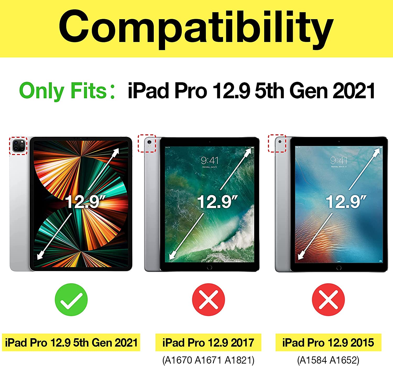 iPad Pro 12,9-inch (6e gén/5e gén/4e gén/3e gén)