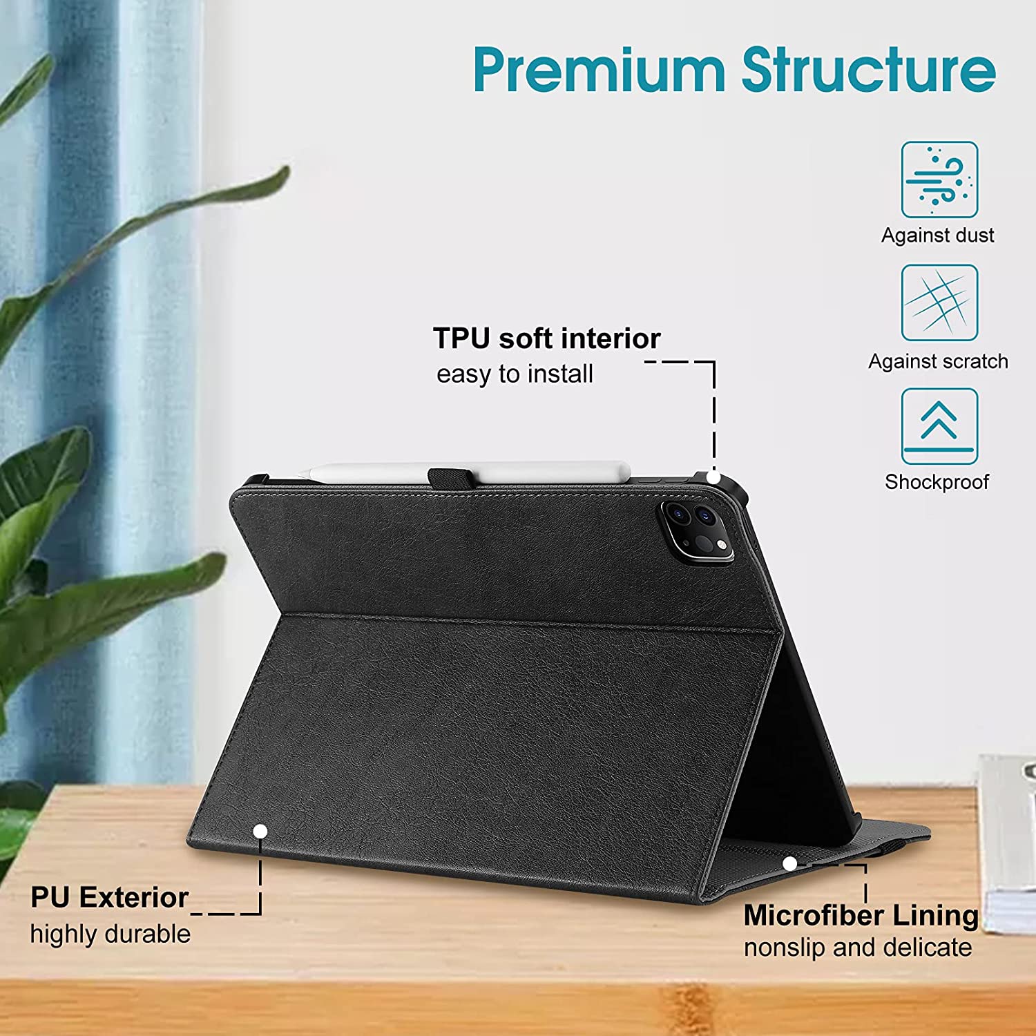 leather case for ipad pro 4th gen