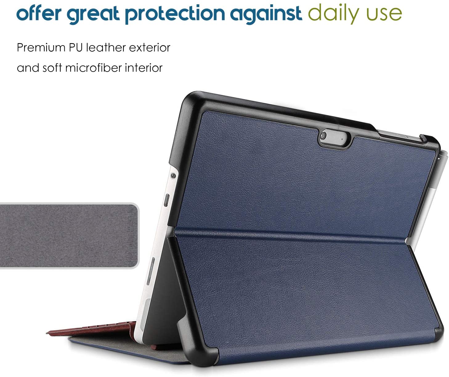 Microsoft Surface Go /Go 2 /Go 3 Slim Case with Pen Holder