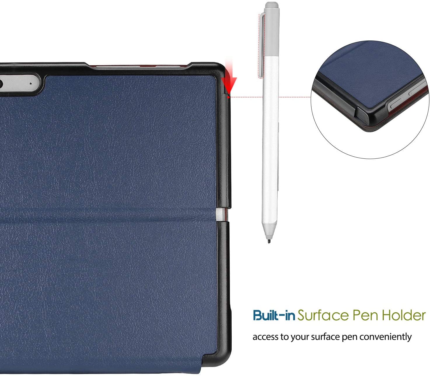Surface Go Slim Case with Pen Holder