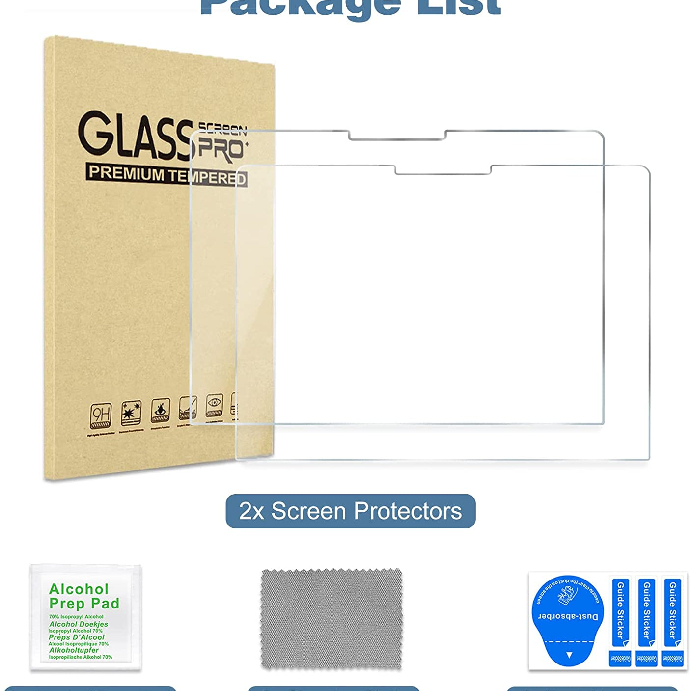 Microsoft Surface Laptop Go 12.4" Tempered Glass Screen Protector