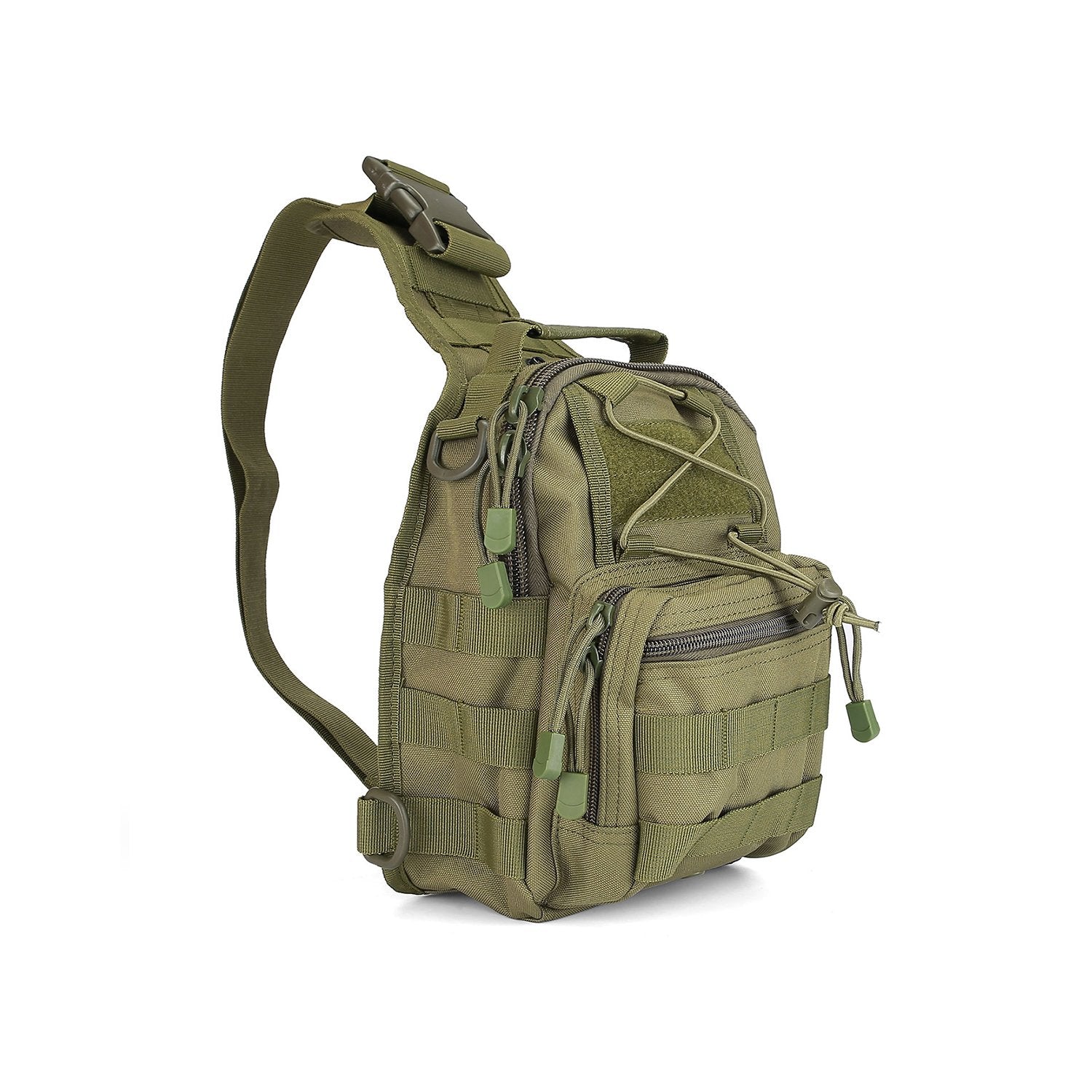 Tactical Sling Bag Pack with Pistol Holster | ProCase green