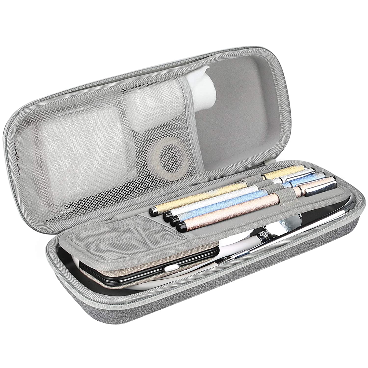 Hard Pencil Case Eva Hard Shell Pencil Holder Case Pen Storage Box Small  Portable Carrying Case/Pouch with Zipper for Pencil Pen
