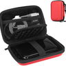 universal hard drive case red
