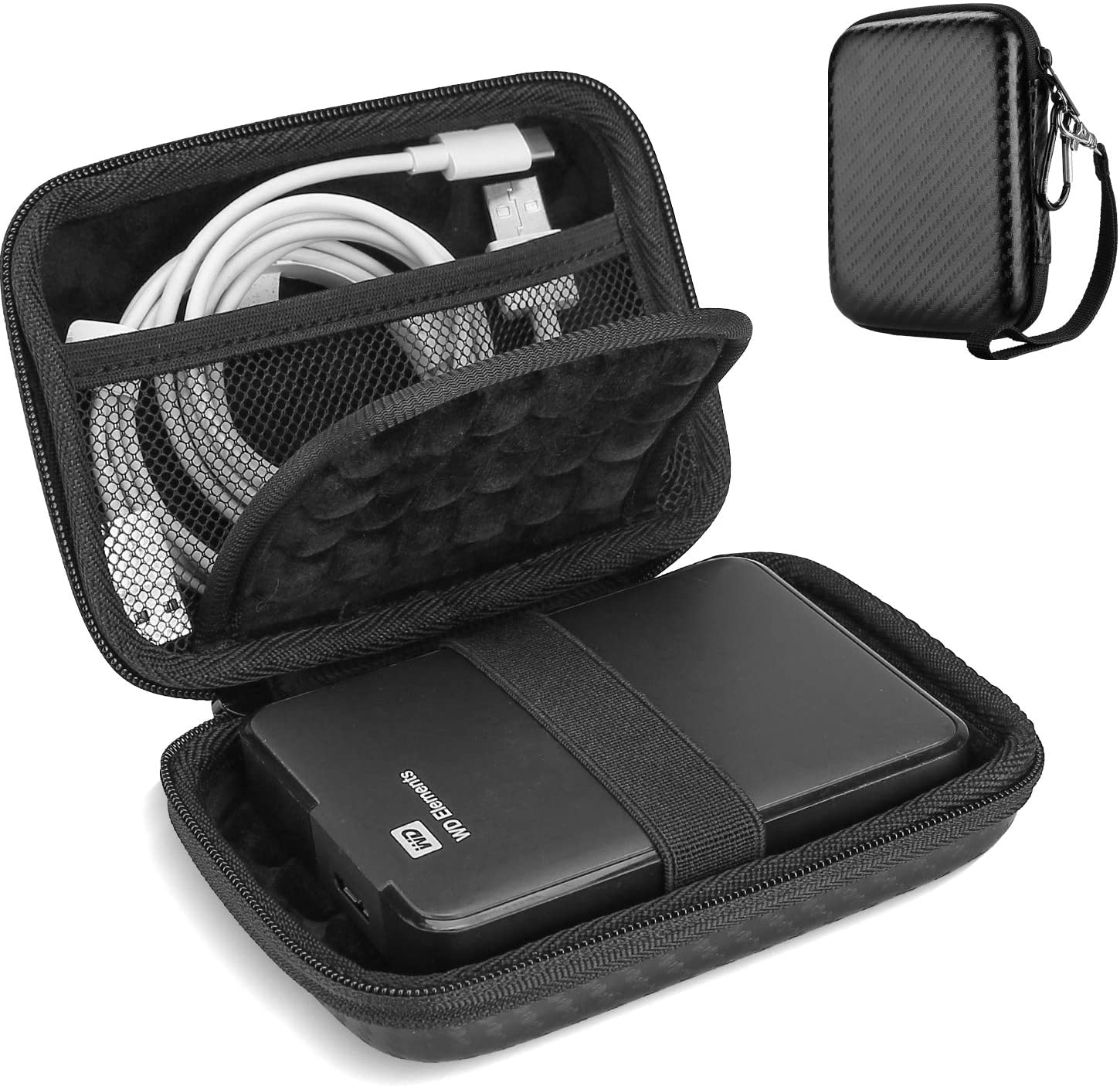CASE ONLY) Hard Protective Case for Western Digital My Passport