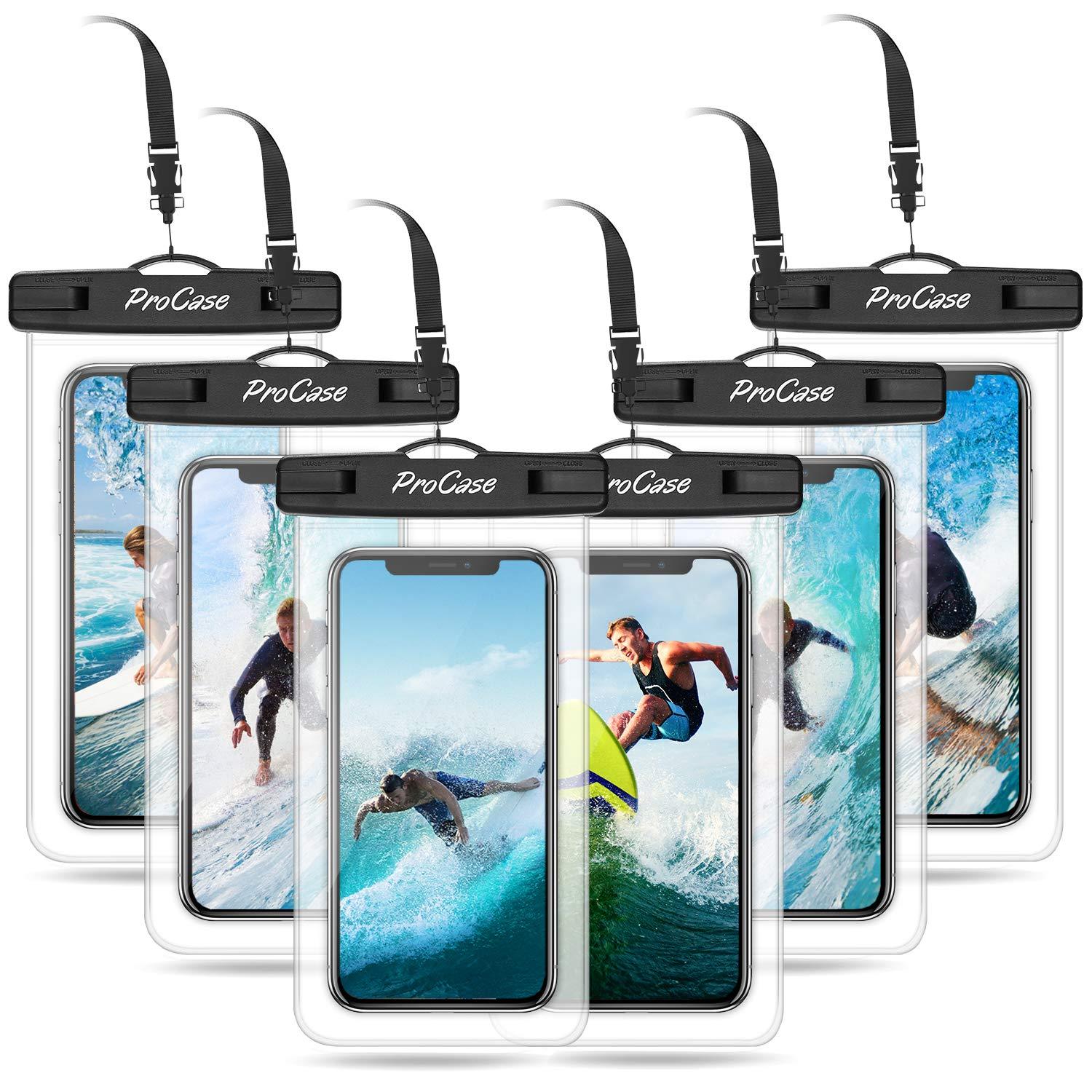 Universal Waterproof Pouch Phone Dry Bag - 6 Pack