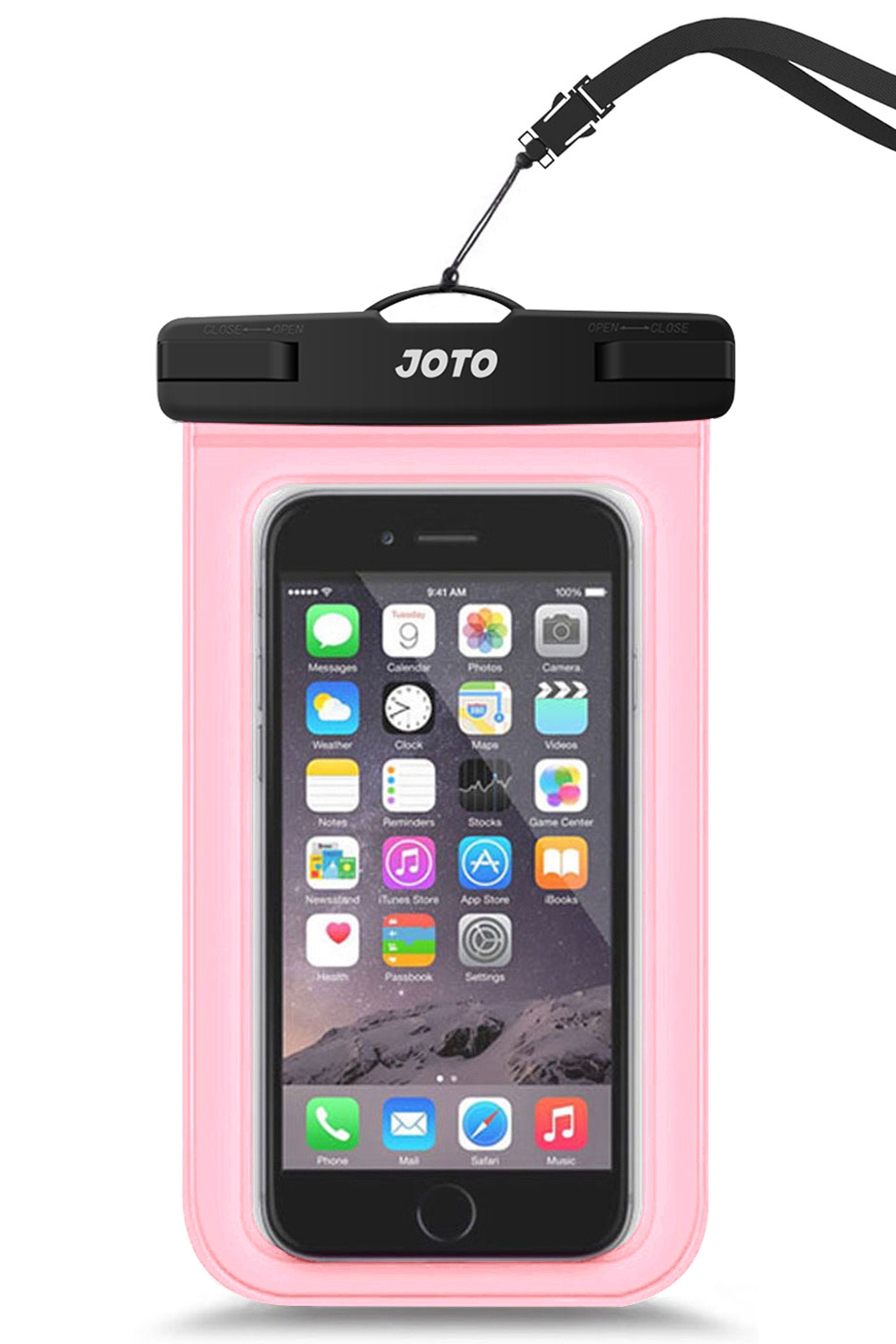 Universal Waterproof Pouch Phone Dry Bag JOTO clearpink