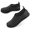Water Shoes Quick-Dry Aqua Water Socks for Women Men Kids | JOTO black twill