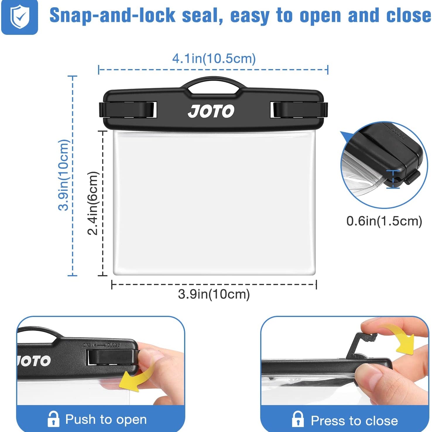 Waterproof Car Key FOB Clear Case Details