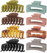 (8 Pcs) 2 Styles Large Hair Claw Clips for Long Hair | Lolalet