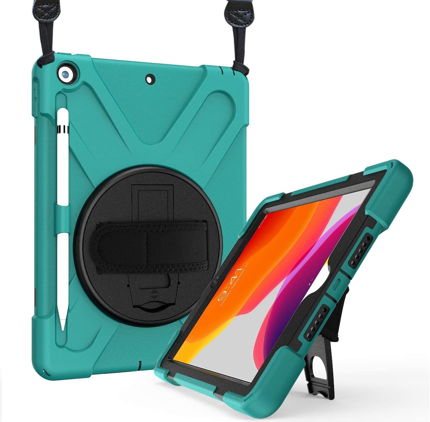 iPad 10.2 7th8th 2019 2020 Generation Heavy duty Case ProCase teal