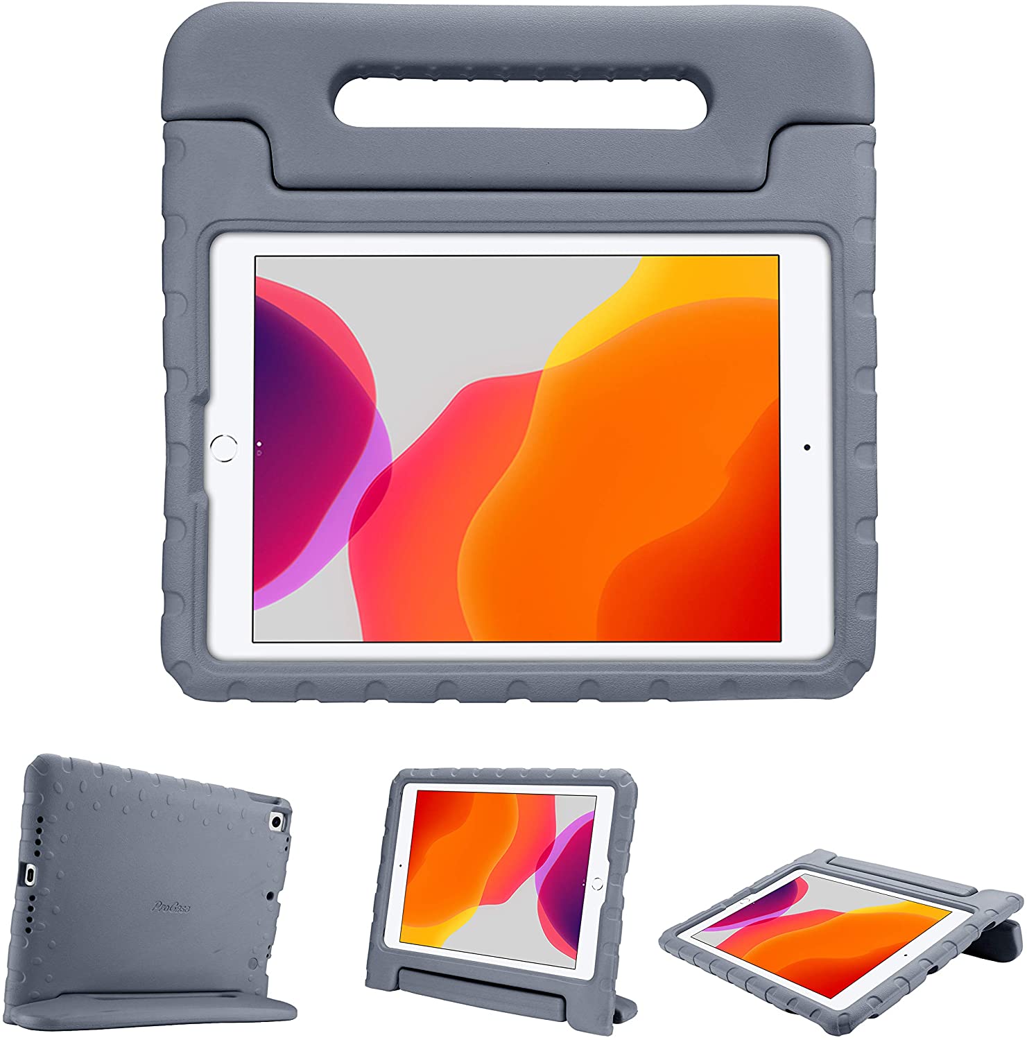 iPad 10.2 7th/8th 2019 2020/Pro 10.5/Air 3rd Generation case for Kids | ProCase grey