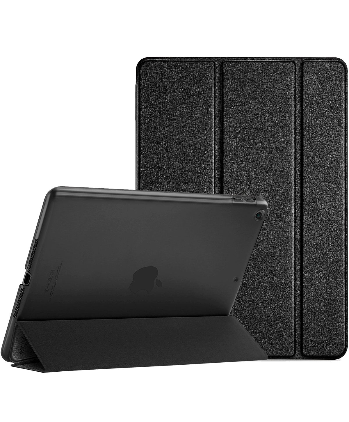  Porter Riley - Leather Case for iPad 9.7 2017/2018 5th and 6th  Generation. Premium Genuine Leather Stand/Cover/Flip Case (Pure Black) :  Electronics