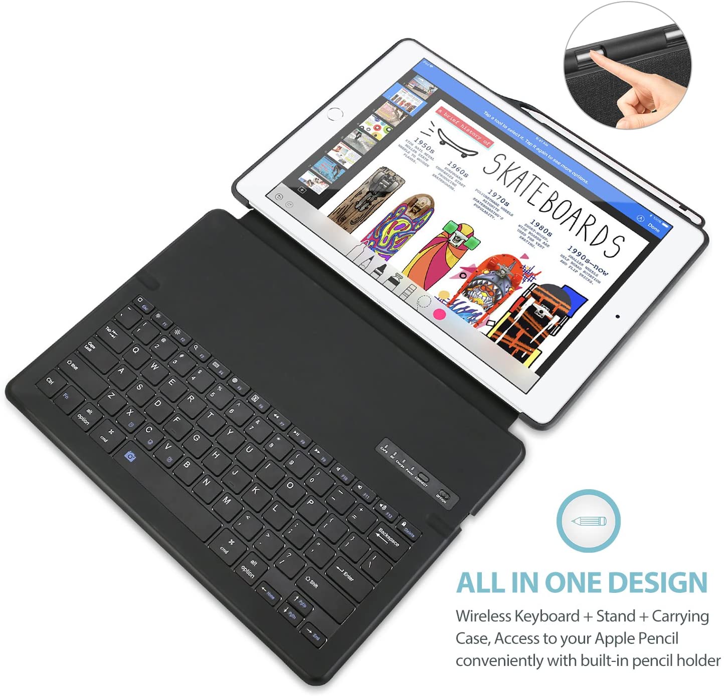 iPad Pro 12.9 1st 2015/2nd Generation 2017 Keyboard Case