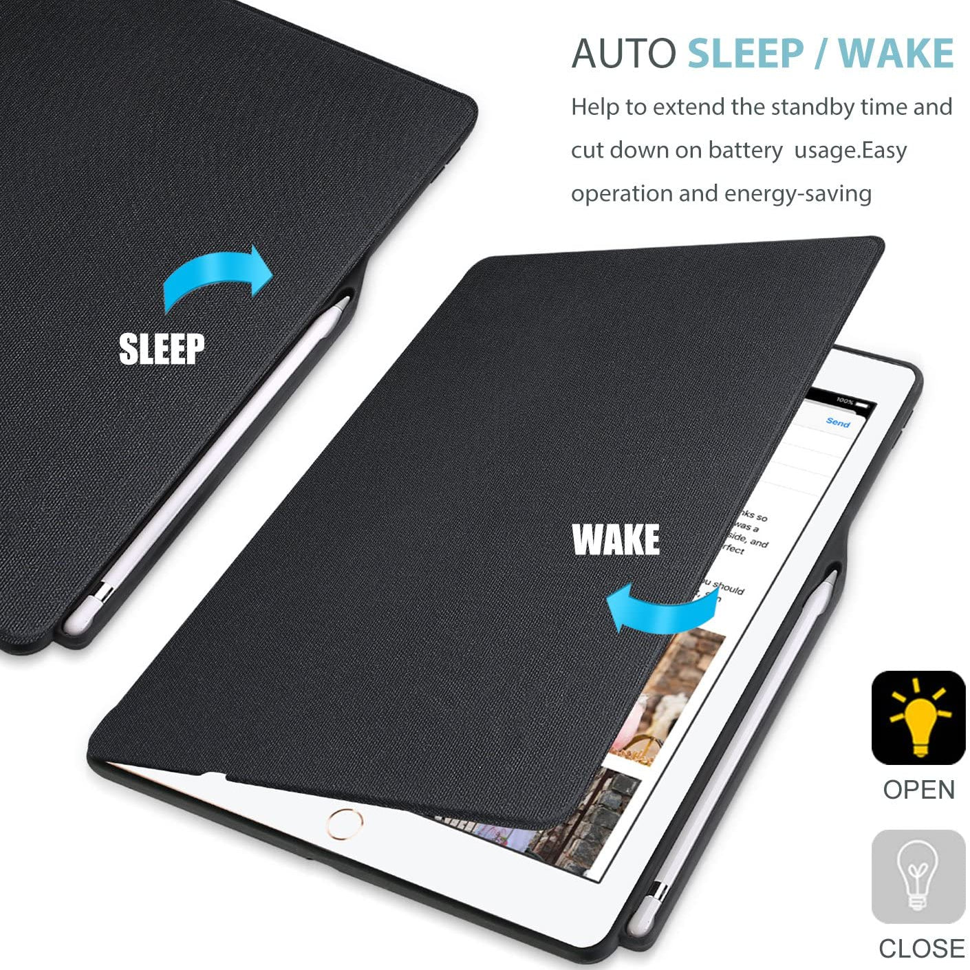iPad Pro 12.9 1st 2015/2nd Generation 2017 Keyboard Case