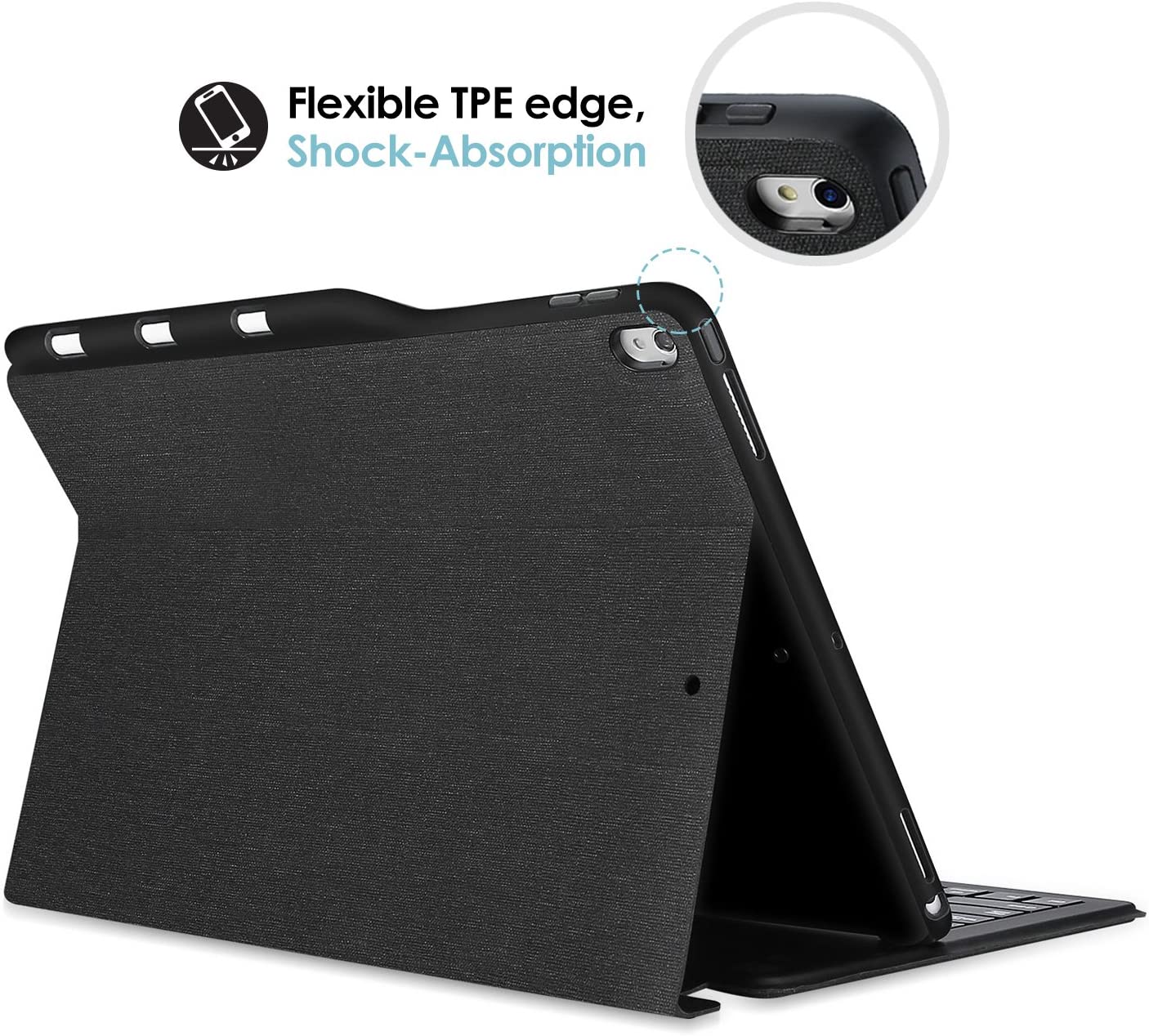 iPad Pro 12.9 1st 2015/2nd Generation 2017 Keyboard Case