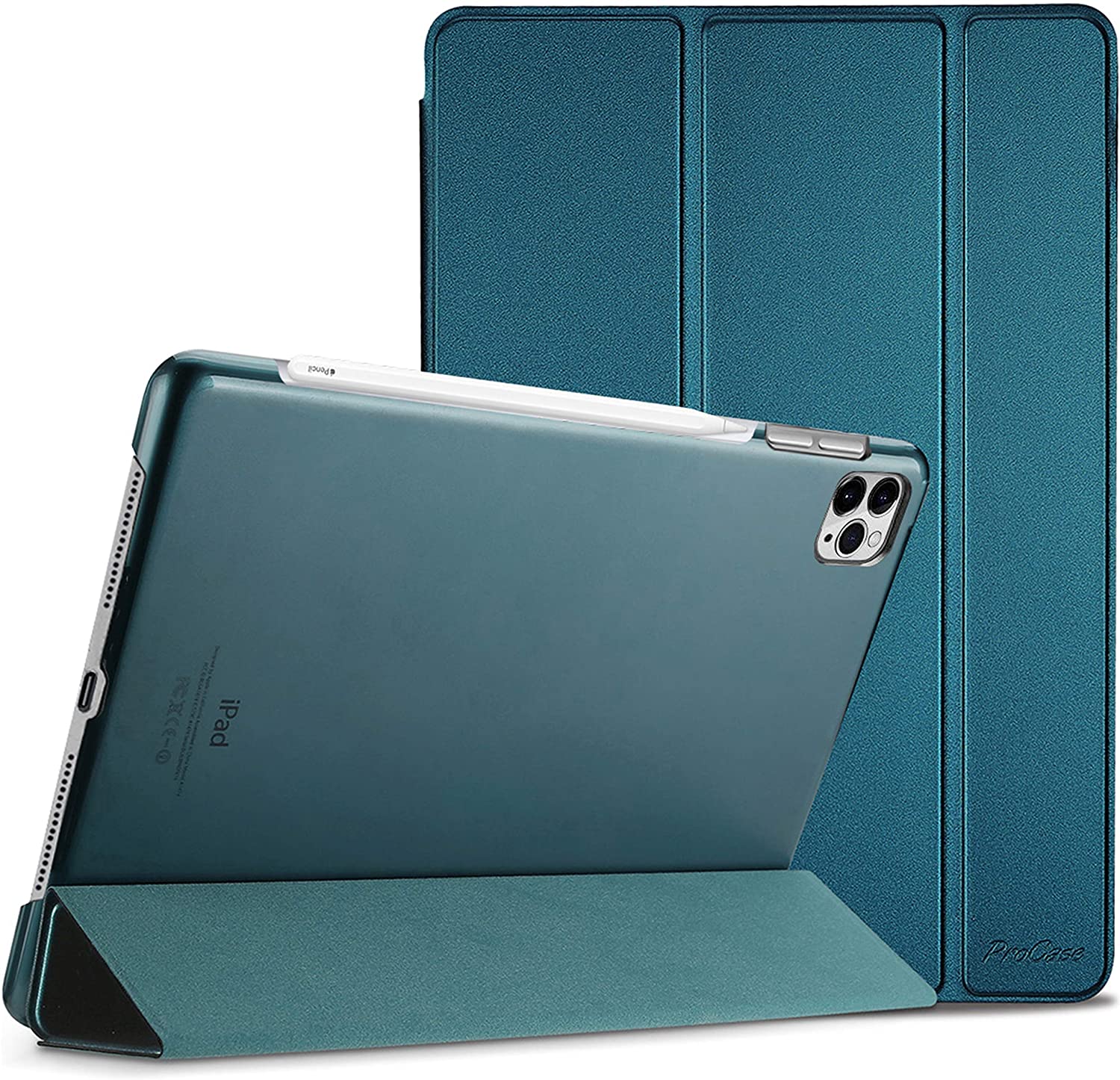 iPad Pro 12.9 4th 2020/3rd Generation 2018 Slim Case | ProCase teal
